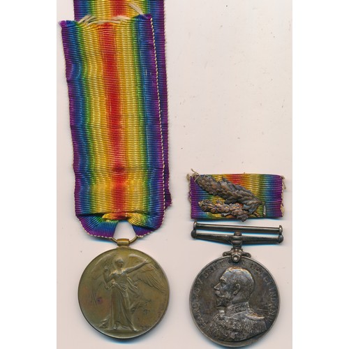 510 - First World War 1914-15 Star Trio & RNR Long Service and Good Conduct medal awarded to D 2252 J. H. ... 