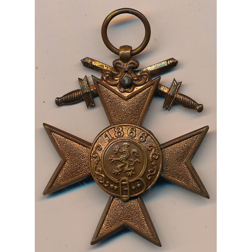 541 - Bavarian Military Merit Cross in box of issue, extremely fine.