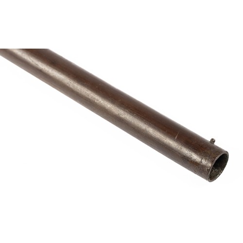 560 - 19th century breech-Loading Percussion Walking-Stick Gun, tapering turn-off sighted barrel, enclosed... 