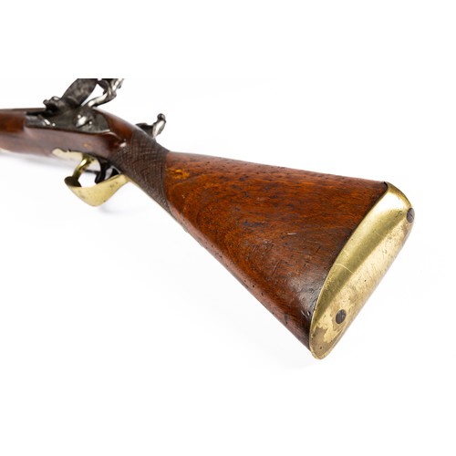 557 - Hugh Verncomb double barrelled flintlock coaching carbine blunderbuss, separate steel barrels with f... 