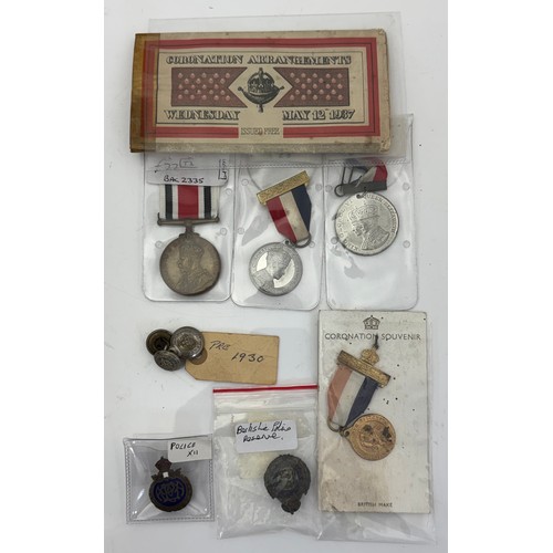 523 - KGV Special Constabulary Long Service Medal to John Armstrong very fine. With Berkshire Police Speci... 