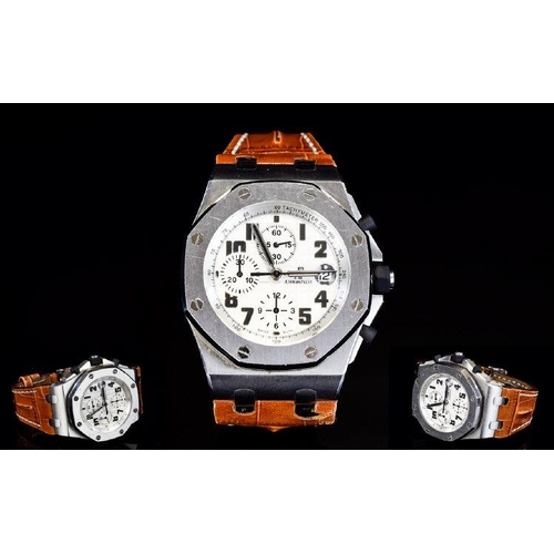 122 - High Quality Gents Copy Fashion Automatic Stainless Steel Chronograph Wrist Watch, with Attached Qua... 