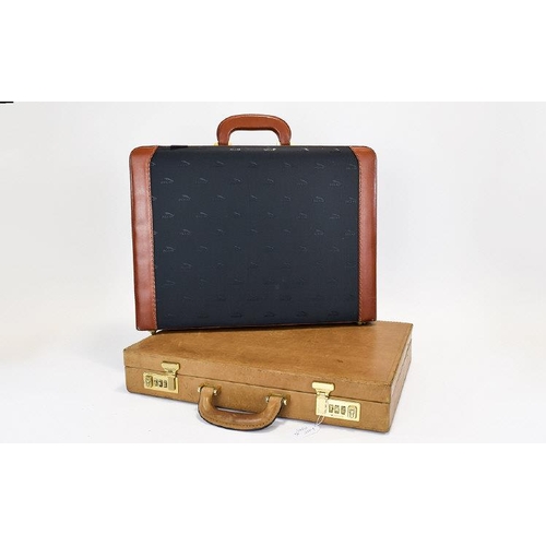 1595 - Gents Jaguar Briefcase. Together With 1 Other. Both With Combination Locks