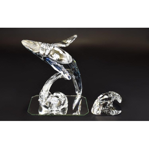 796 - Swarovski SCS Collectors Society Annual Edition 2012 Crystal Figure Humpback Whale 'Paikea' Designed... 