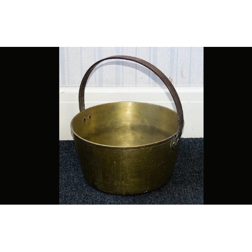 1292 - Brass Jam Pan.