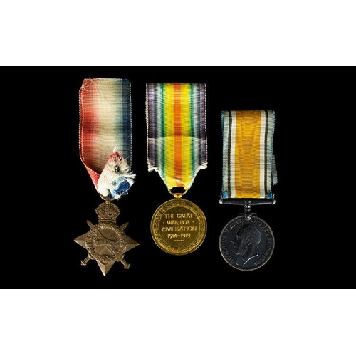 1329 - World War I Military Medals ( 3 ) In Total. Awarded to Private 20933 W. Megurk. North Division Post.... 