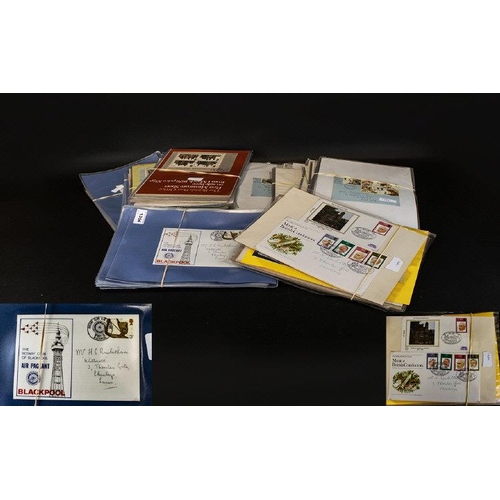 1354 - A Collection of First Day Covers dating back to the 1970's. In protected film covers,