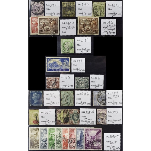 1436 - Small Mixed Lot of Higher Value Stamps, GB, France And Germany.