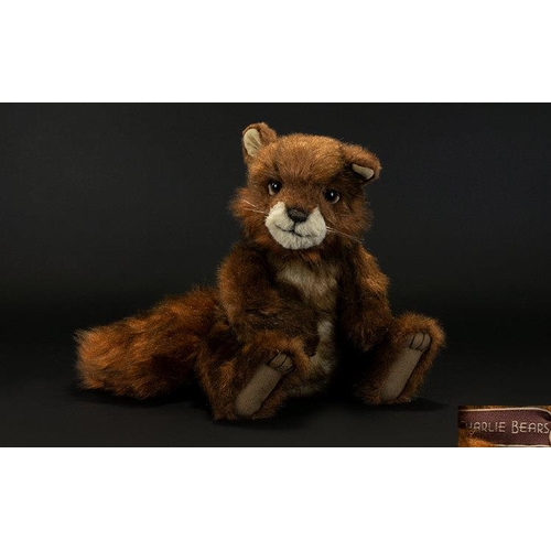 1487 - Collectable Charlie Bear - Colonel McNutty Limited to 2000. Brown Colour way, With Suede Paws. Appro... 