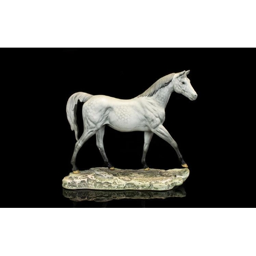 421 - Beswick - Fine Quality Horse Figure ' Connoisseur Horses ' Moonlight - Grey Matt. Model No 2671. Des... 