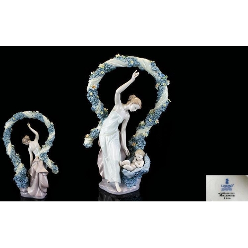 527 - Lladro Tall and Impressive Figure - Millennium Collection ' Rebirth ' Model No 6571. Issued 2000 Onl... 