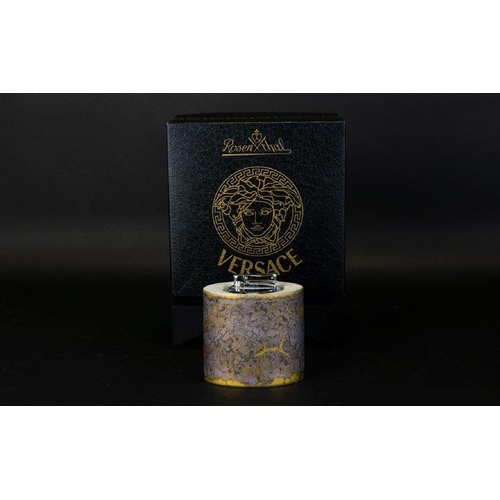 644 - Rosenthal Versace Goldfever lighter with Box.