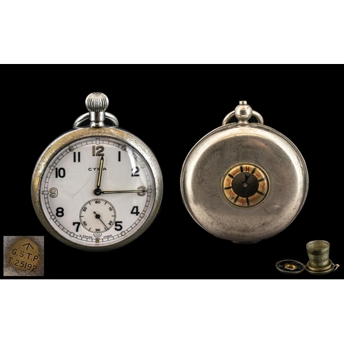 Cyma military pocket outlet watch