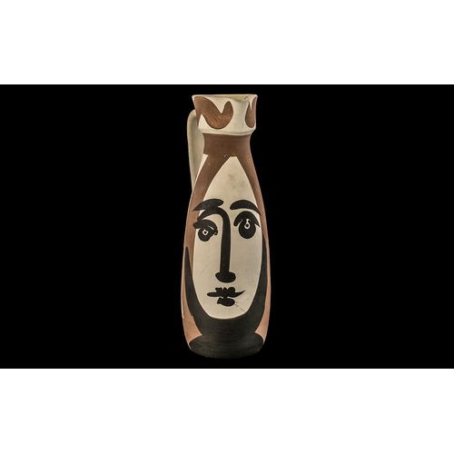 53 - Pablo Picasso (Spain, 1881-1973) Pablo Picasso, a 'Visage' Faience Pitcher, Vallauris, France Pablo ... 