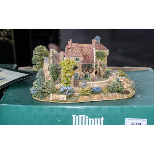 Limited Edition Lilliput Lane Model 'Scotney Castle Garden' L 2103