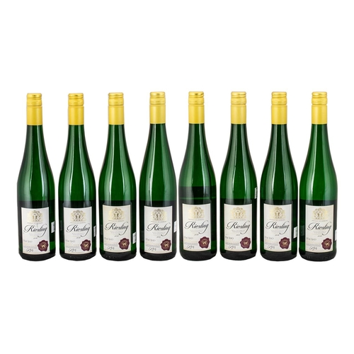 1414 - Riesling 2016 Quality White Wine, Produced In Germany ( 8 ) Bottles In Total. From the Beautiful Are... 