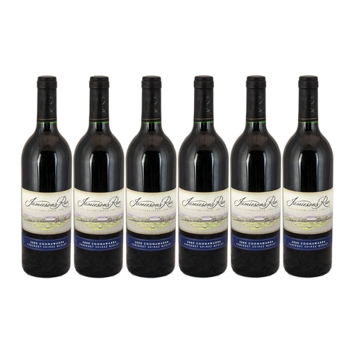 1421 - Jamiesons Run Vintage 2000 Coonawarra Cabernet Shiraz Merlot ( 6 ) Bottles In Total. This Red Wine a... 