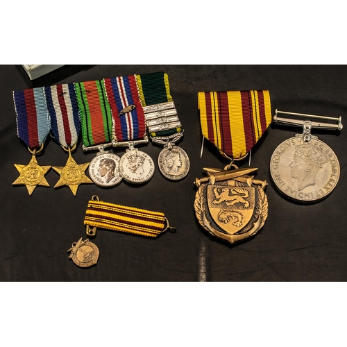 1358 - Military Interest, Collection Of WWII Medals Comprising The War Medal 1939 - 1945, The Dunkirk 1940 ... 