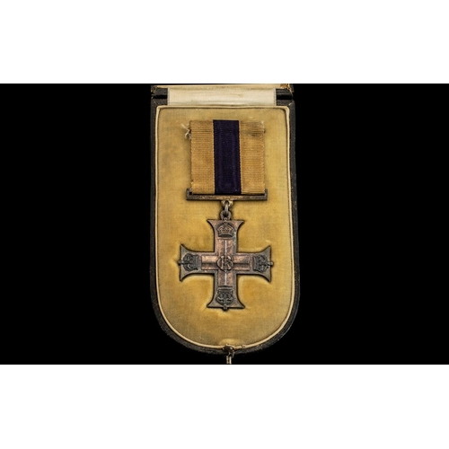 1364 - Military Cross In Fitted Case