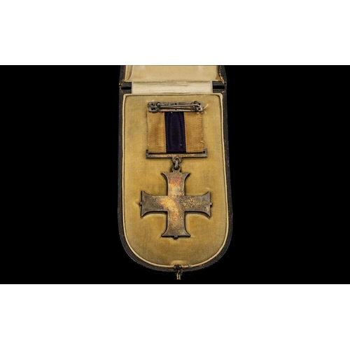 1364 - Military Cross In Fitted Case