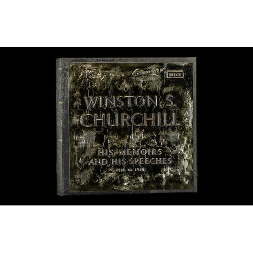 1366 - Winston Churchill Interest - Boxed Decca Collection of Winston Churchill's Memoirs and Speeches 1918... 