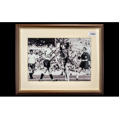 1374 - Football Interest - Signed Photograph of David Mackay, framed and mounted behind glass.