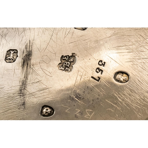 114 - Barnard Brothers - Superb Quality Matched Silver Teapot and Large Twin Handle Sugar Bowl, Melon Shap... 