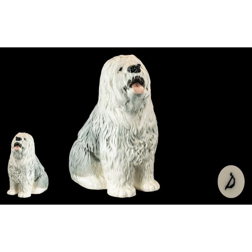 588 - Beswick Old English Sheepdog - Fireside Model No. 2232. gloss finish.  Impressed Beswick England bac... 