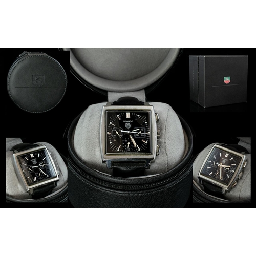 6A - TAG Heuer - Monaco Gents Steel Cased Chronograph Automatic Wrist Watch. Serial Number TX4394, The Mo... 