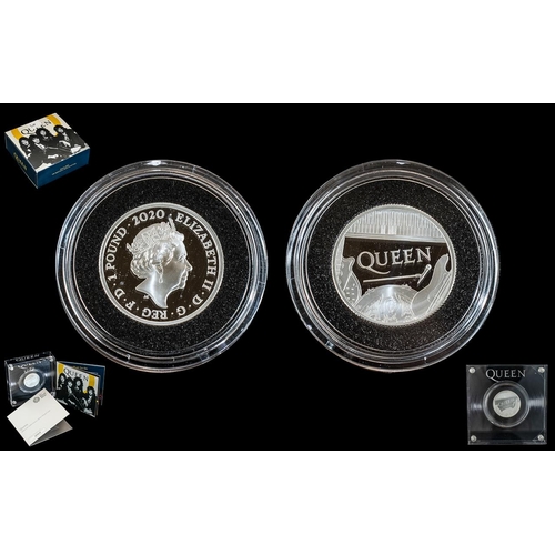 289 - Royal Mint Ltd and Numbered Edition Queen 2002 United Kingdom Half Ounce Silver Proof Coin. Only 17,... 