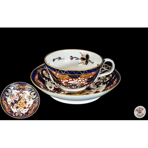 406 - Bloor Derby - Excellent Hand Painted Cup and Saucer. c.1830 - 1840. Marked to Underside Bloor Derby.... 