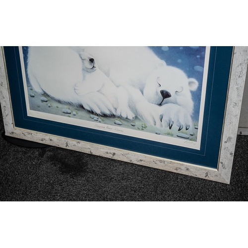 929 - Mackenzie Thorpe 'Sleeping Bear Dunes' with COA, image size 17'' x 28'', framed and glazed, numbered... 