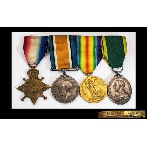 British World War I Medals and Ribbons ( 4 ) In Total. All Medals ...