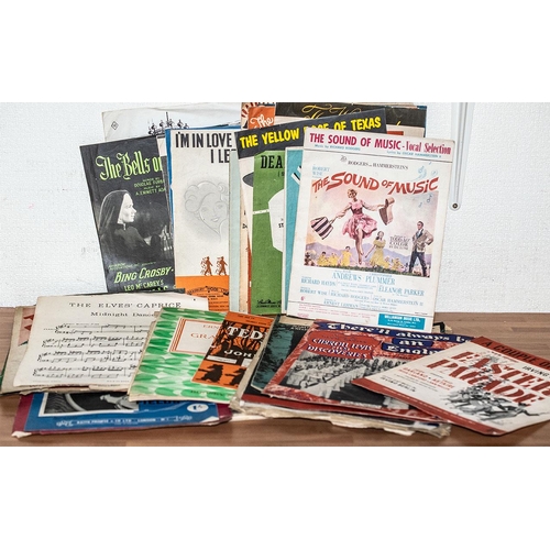 1421 - Collection of Vintage Sheet Music, from the 1940s, including Easter Parade, Rose Marie, Teddy Bears ... 