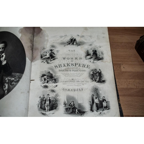 1442 - 19thC Hardback Book, The Complete Works Of Shakspere,  (Shakespeare) Revised From The Original Editi... 