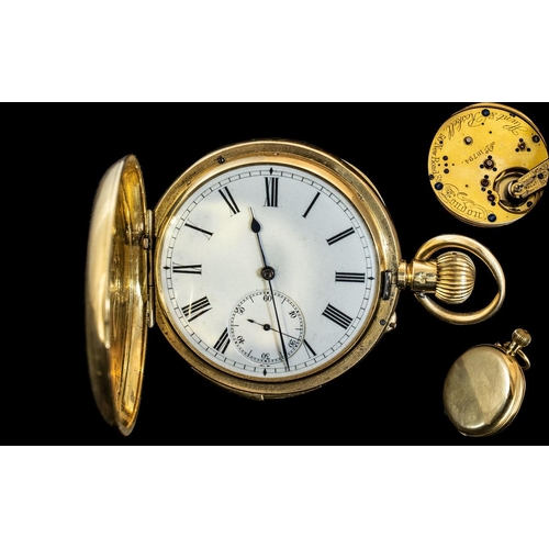 8 - Hunt and Roskell - Superb New Bond St London - 18ct Gold 1/4 Repeater and Chiming Full Hunter Pocket... 