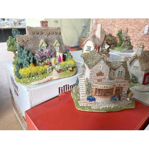 709 - Collection of Lilliput Lane Cottages Comprising - to include Stradling priory, Beehive cottage, Cotm... 