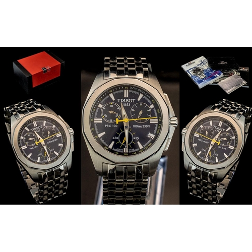 233 - Tissot - 1853 T-Sports Gents Stainless Steel Chronograph Wrist Watch. Ref No P862-G62, SKN-BC-78151.... 