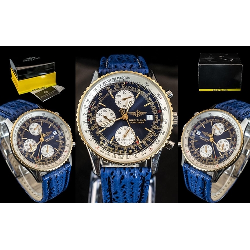 5 - Breitling Navitimer Automatic Multi-Dial Chronograph Gents Wrist Watch. Model No D13022. Serial Numb... 