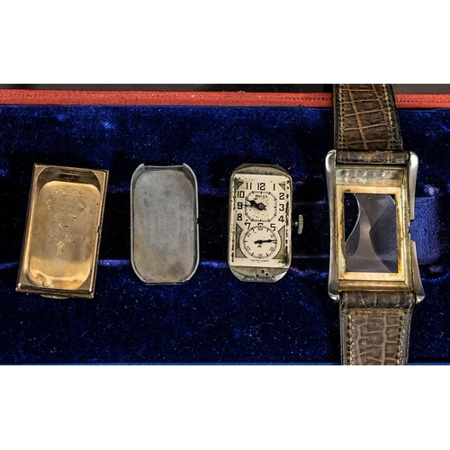 28 - Rare Rolex Prince Brancard Wristwatch. Case No 73249 971U Hallmark Glasgow 1930. Watch No 7A1691, Co... 
