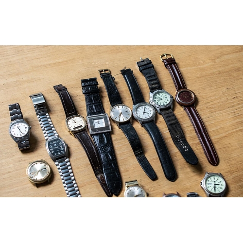 374 - Collection of Gents Watches. Includes Next, Pulsar, Pinnacle, Fashion Watches, Seiko etc. All Variou... 