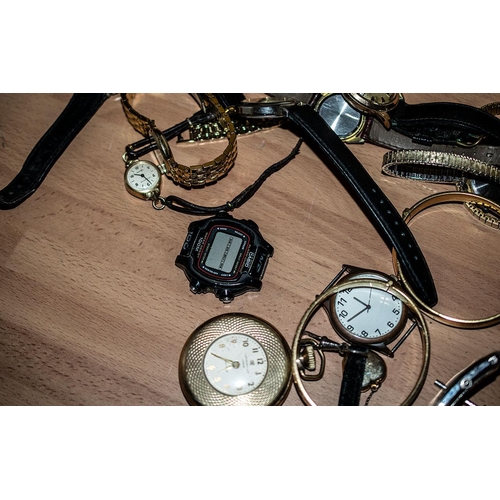 472 - Large Collection of Ladies and Gentlemen's  Watches & Watch Parts, including Geneva, Supra, Rotary, ... 