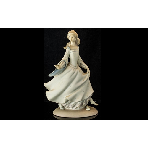 574 - Lladro Figure No. 4828 'Cinderella', measures 10'' tall, in original box.