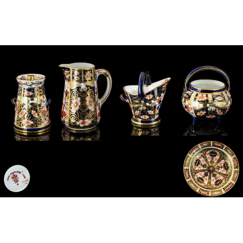 576 - Royal Crown Derby Small Collection of Imari Pattern Items. Various Shapes / Objects ( 4 ) In Total. ... 