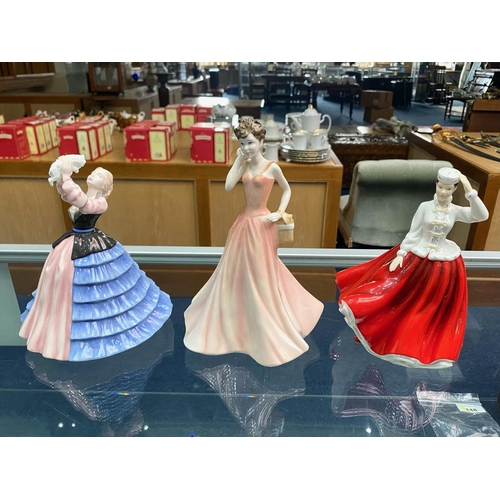 627 - Three Royal Doulton Ceramic Figures from the Pretty Ladies and Classic Collection. Comprises Gail, S... 