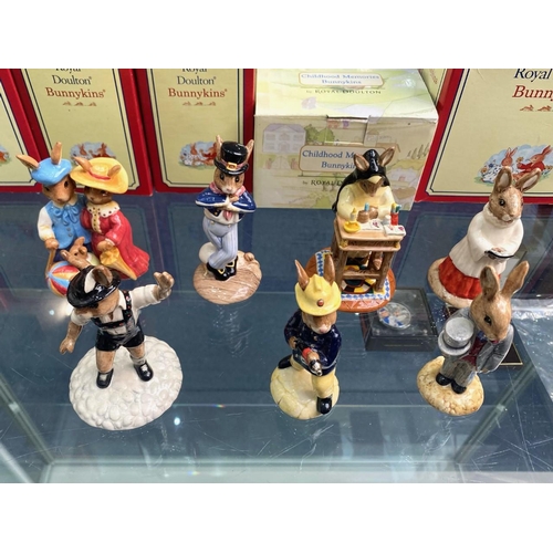 634 - Collection Of 7 Royal Doulton Bunnykins - 'To Include 'Hornpiper,' 'Choir Singer,' 'Fireman,' 'Groom... 