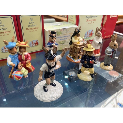 634 - Collection Of 7 Royal Doulton Bunnykins - 'To Include 'Hornpiper,' 'Choir Singer,' 'Fireman,' 'Groom... 