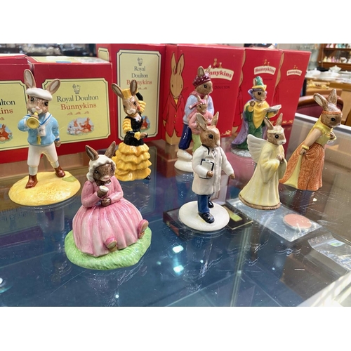 638 - Collection Of 8 Royal Doulton Bunnykins - To Include 'Polly,' 'Don't Let Go,' 'Juliet,' 'Angel,' 'My... 