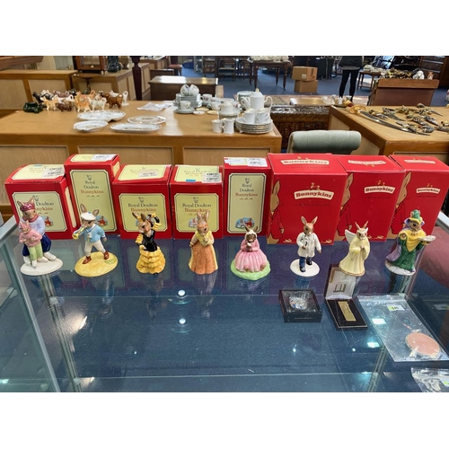 638 - Collection Of 8 Royal Doulton Bunnykins - To Include 'Polly,' 'Don't Let Go,' 'Juliet,' 'Angel,' 'My... 