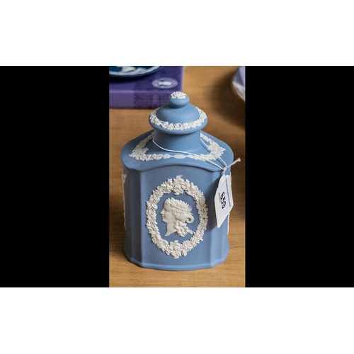 659 - Wedgwood Pale Blue Jasper Teapot - to celebrate the 250th Anniversary of Josiah Wedgwood, rare item.... 